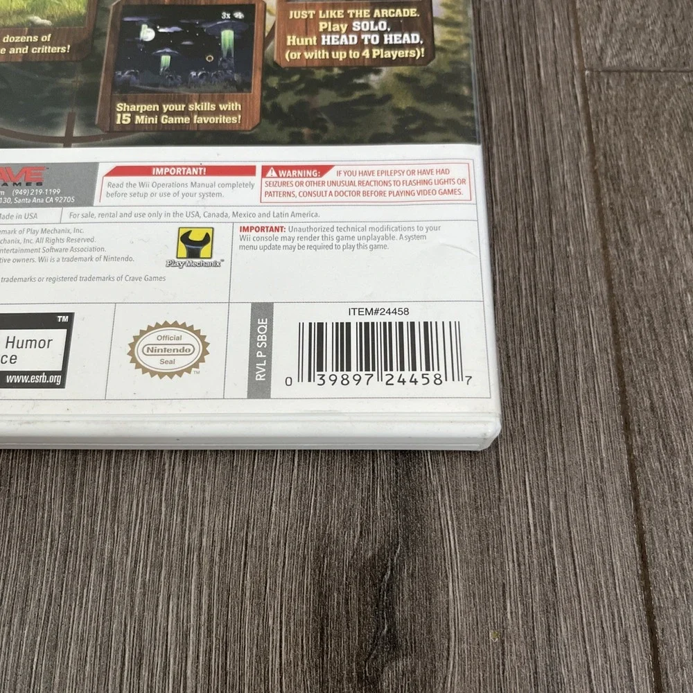 Big Buck Hunter Pro (Nintendo Wii, 2010)